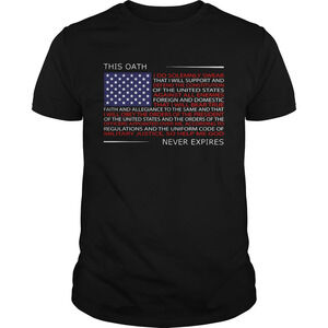This Oath Never Expires I Do Solemnly Swear American Flag Shirt